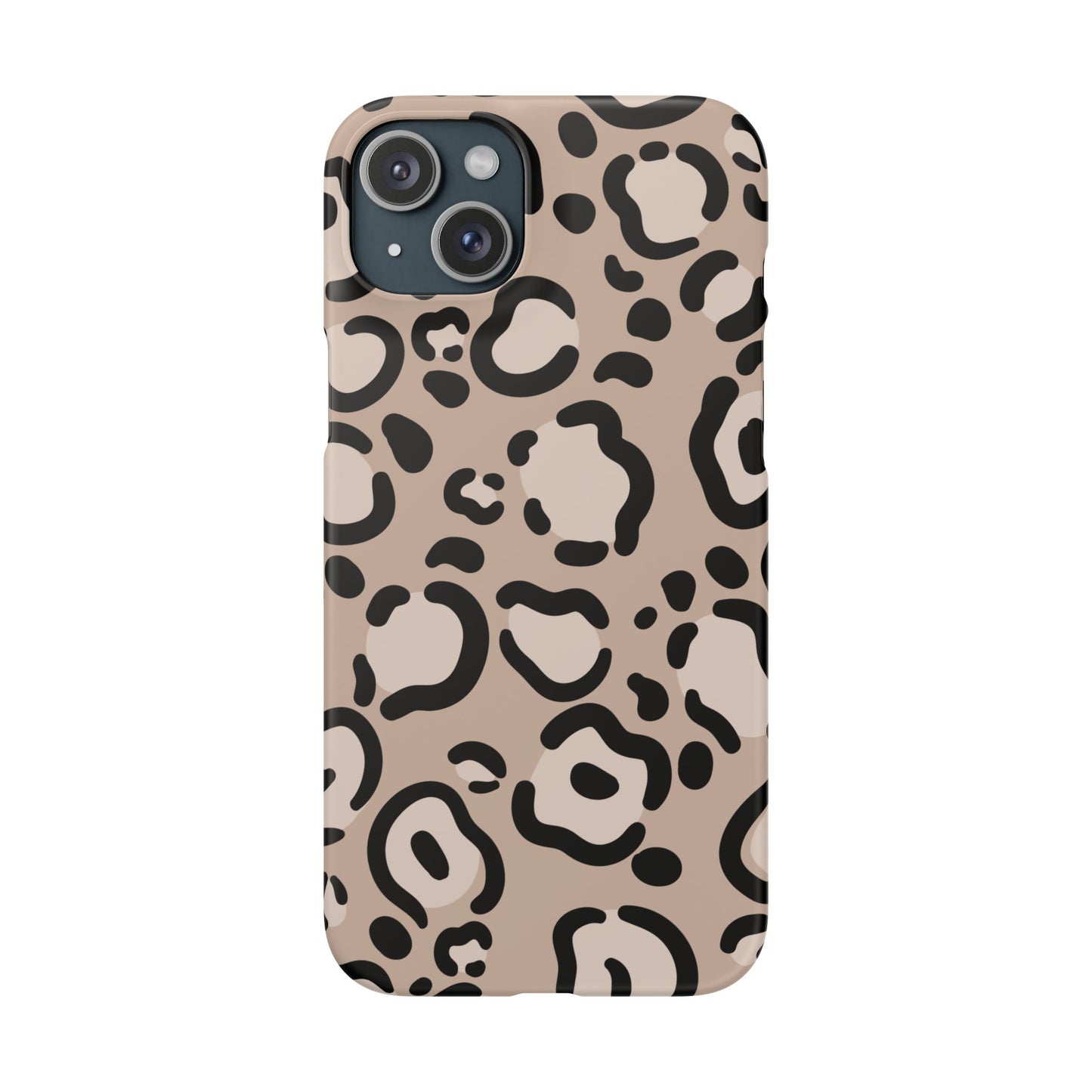 Leopard Print Slim Case — Phone Cover for Apple iPhone, Samsung Galaxy and Google Pixel.