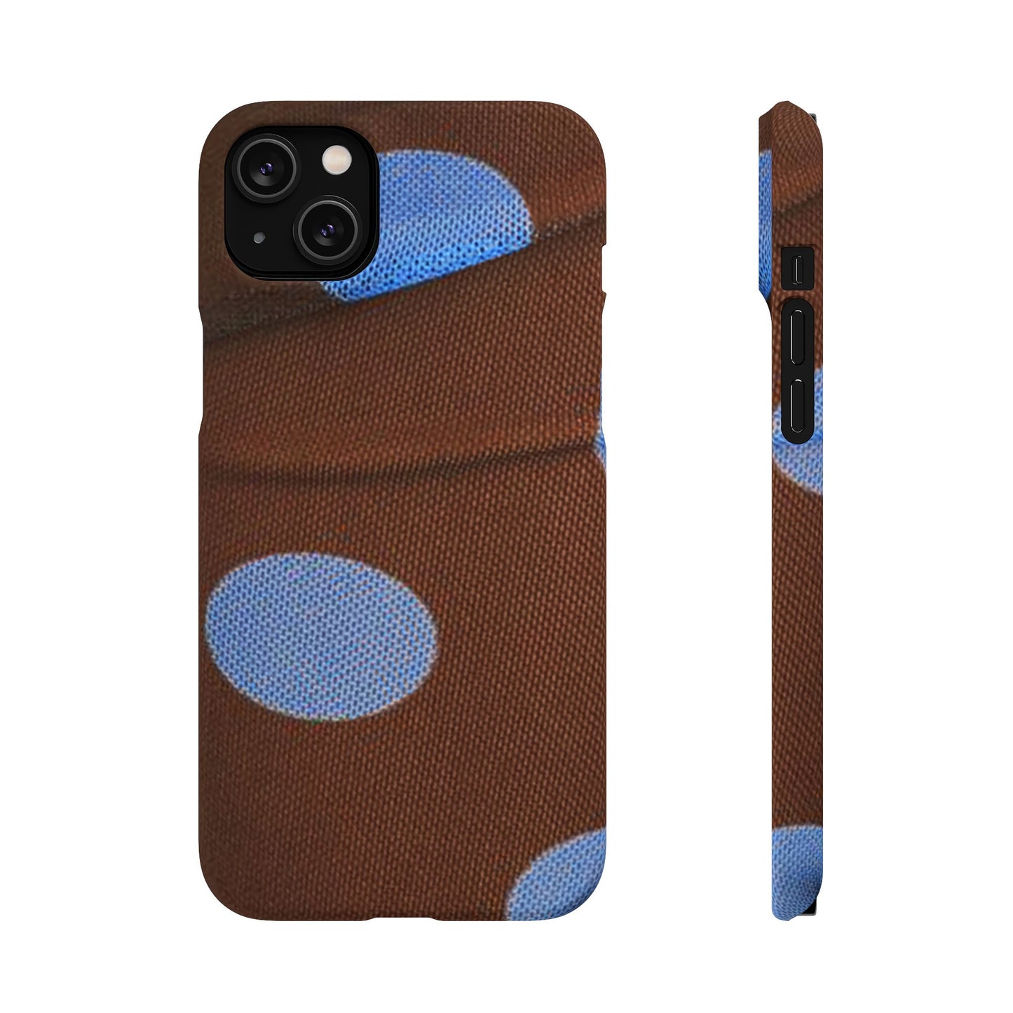 Polka Dot Snap Phone Case for Apple iPhone, Samsung Galaxy and Google Pixel.