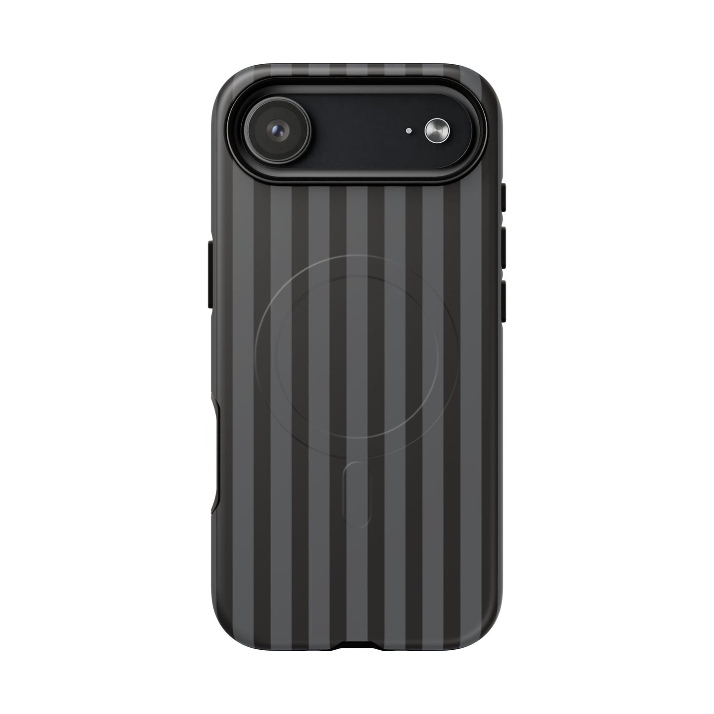 Magnetic Tough Phone Case — Black Stripe Protective Cover