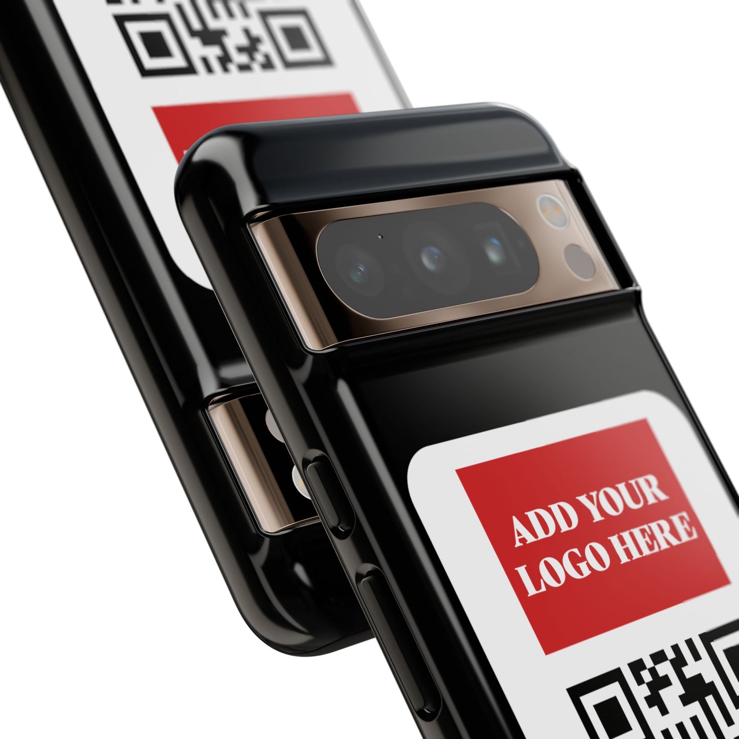 Custom QR Code and Logo Tough Phone Case — Contact Case