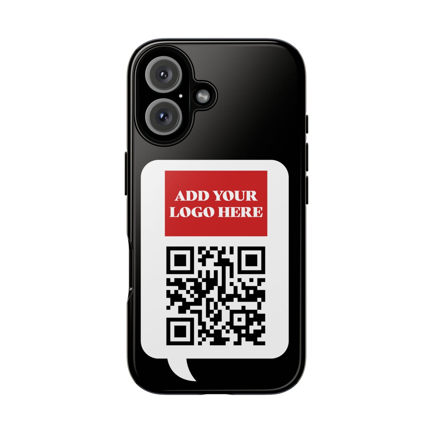 Custom QR Code and Logo Tough Phone Case — Contact Case