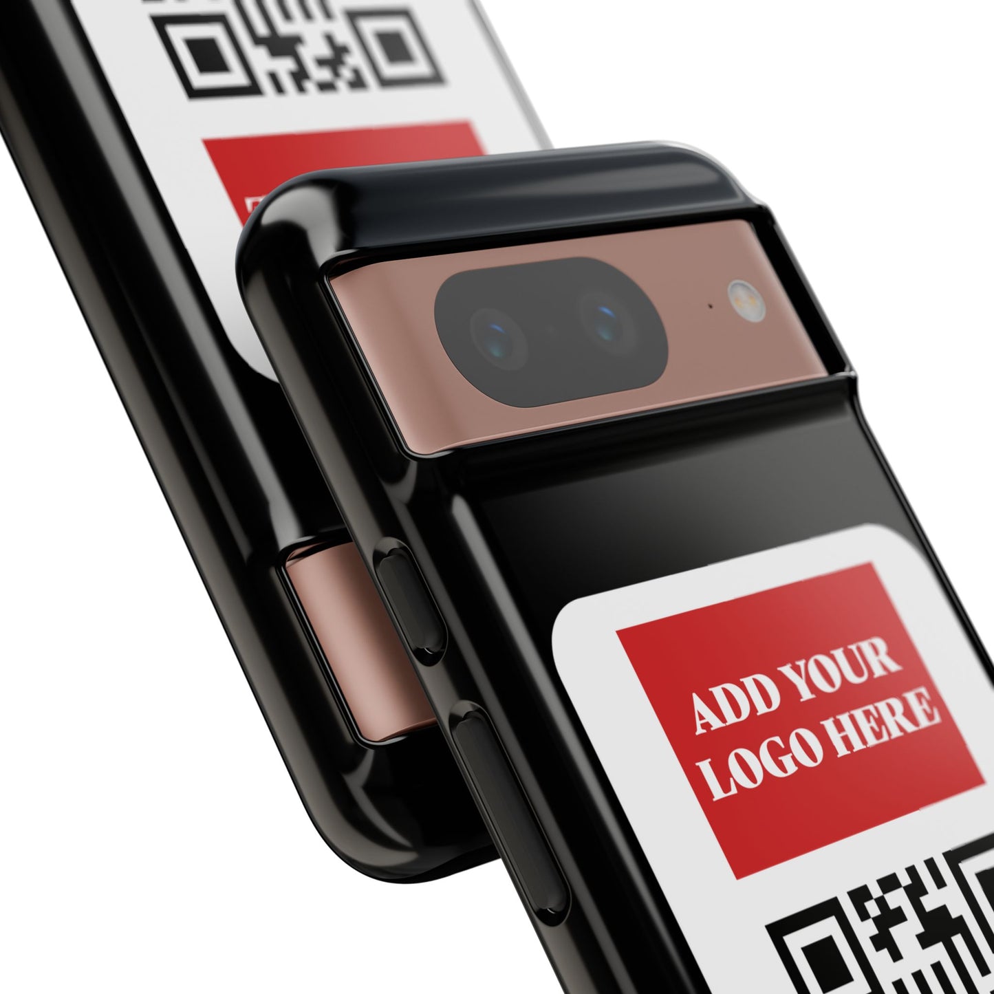 Custom QR Code and Logo Tough Phone Case — Contact Case