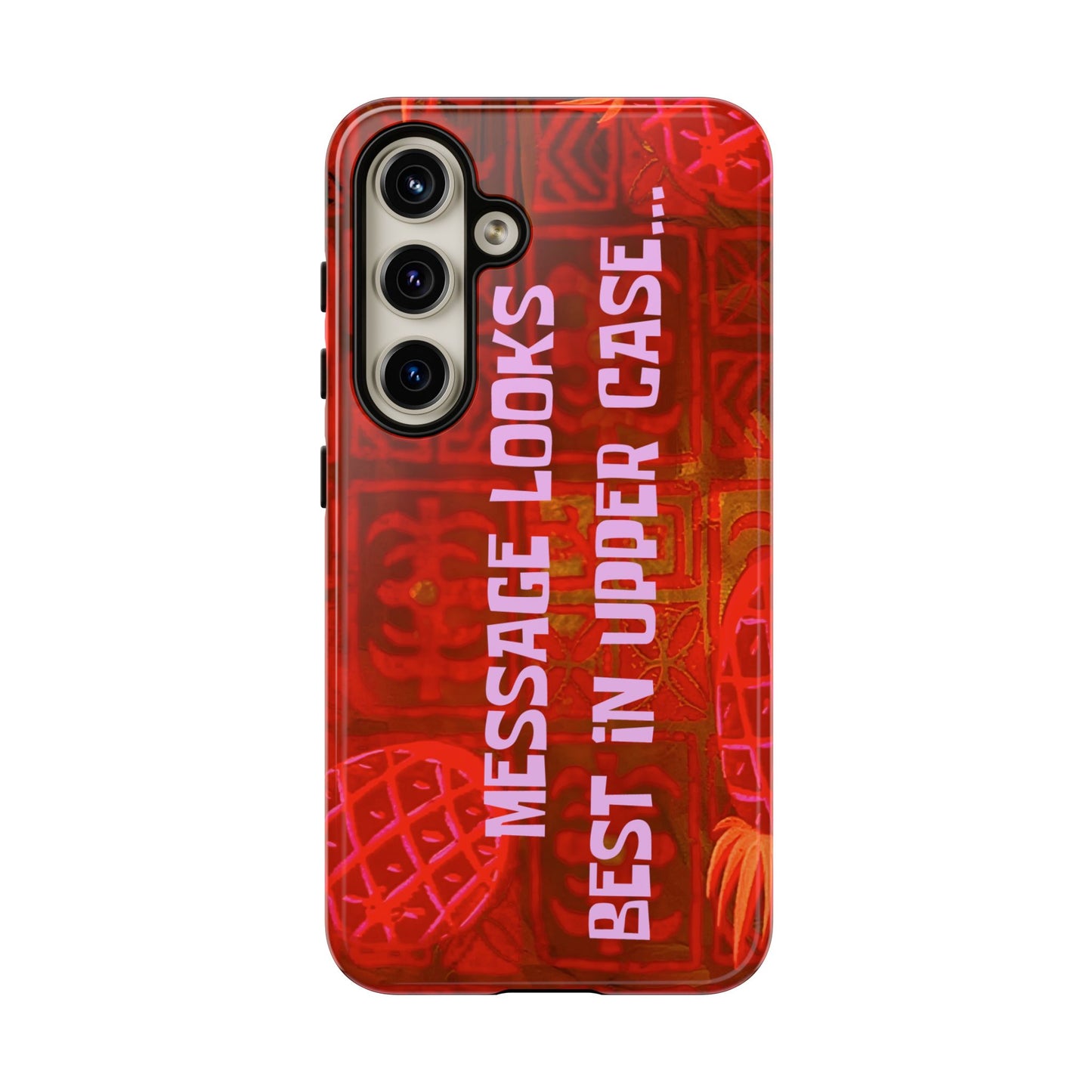 Personalised Tough Case for Apple iPhone, Samsung Galaxy and Google Pixel.