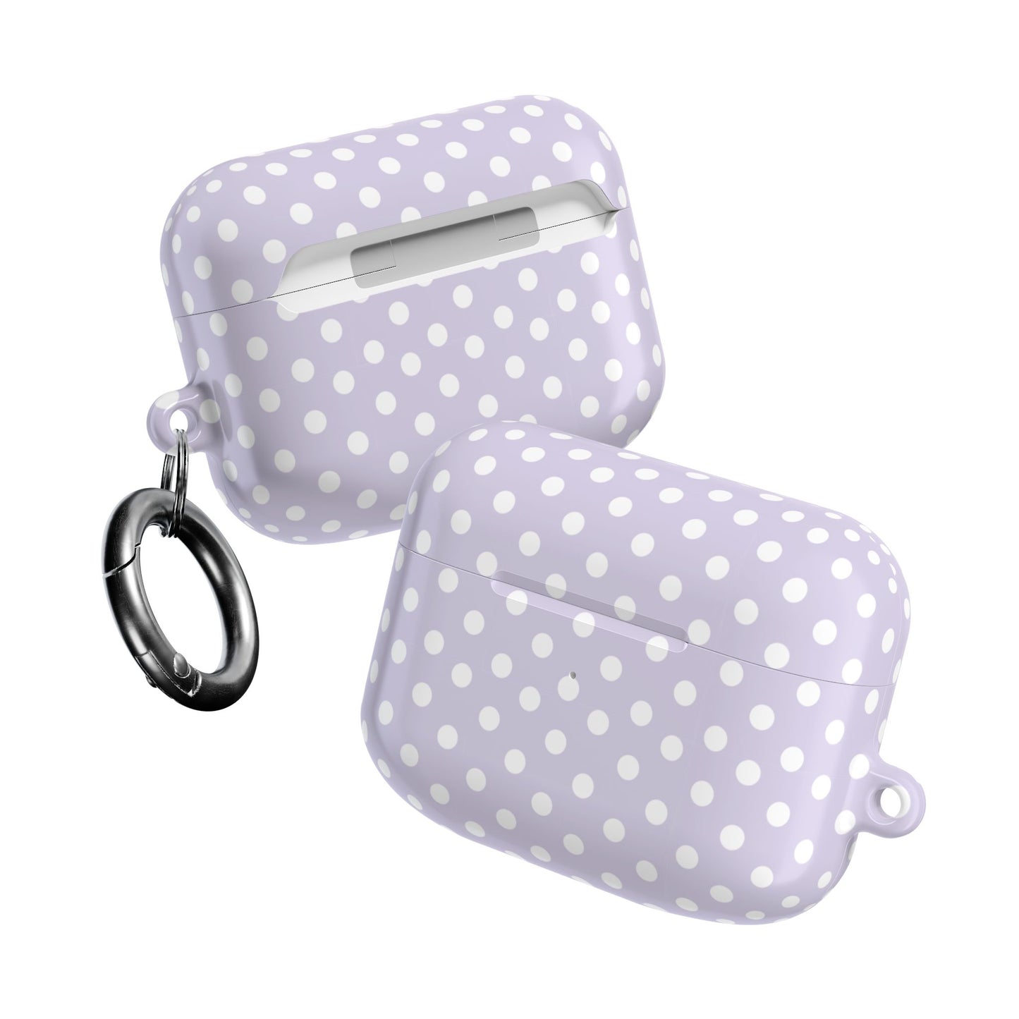 Pastel Violet Polka Dot AirPod Case — Classic Pastel Violet Polka Dot Protective Cover