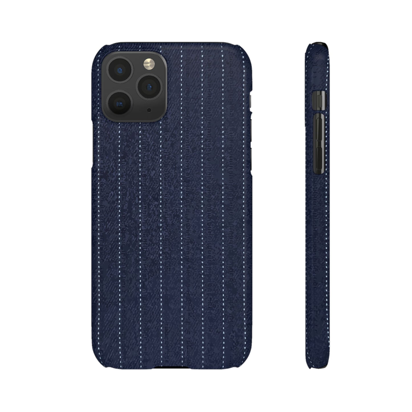 Pinstripe Snap Phone Case — Slim Protective iPhone Cover