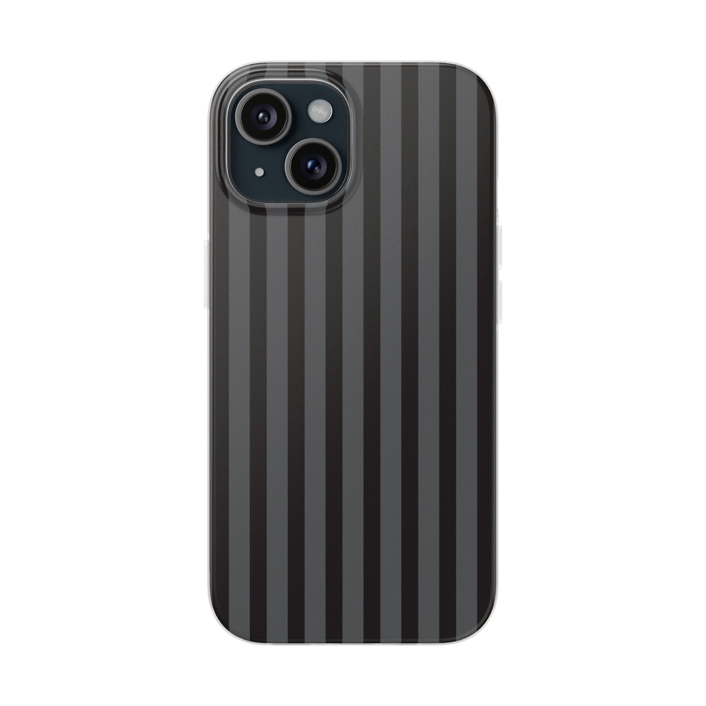 Black Stripe Flexible Phone Case for Apple iPhone, Samsung Galaxy.