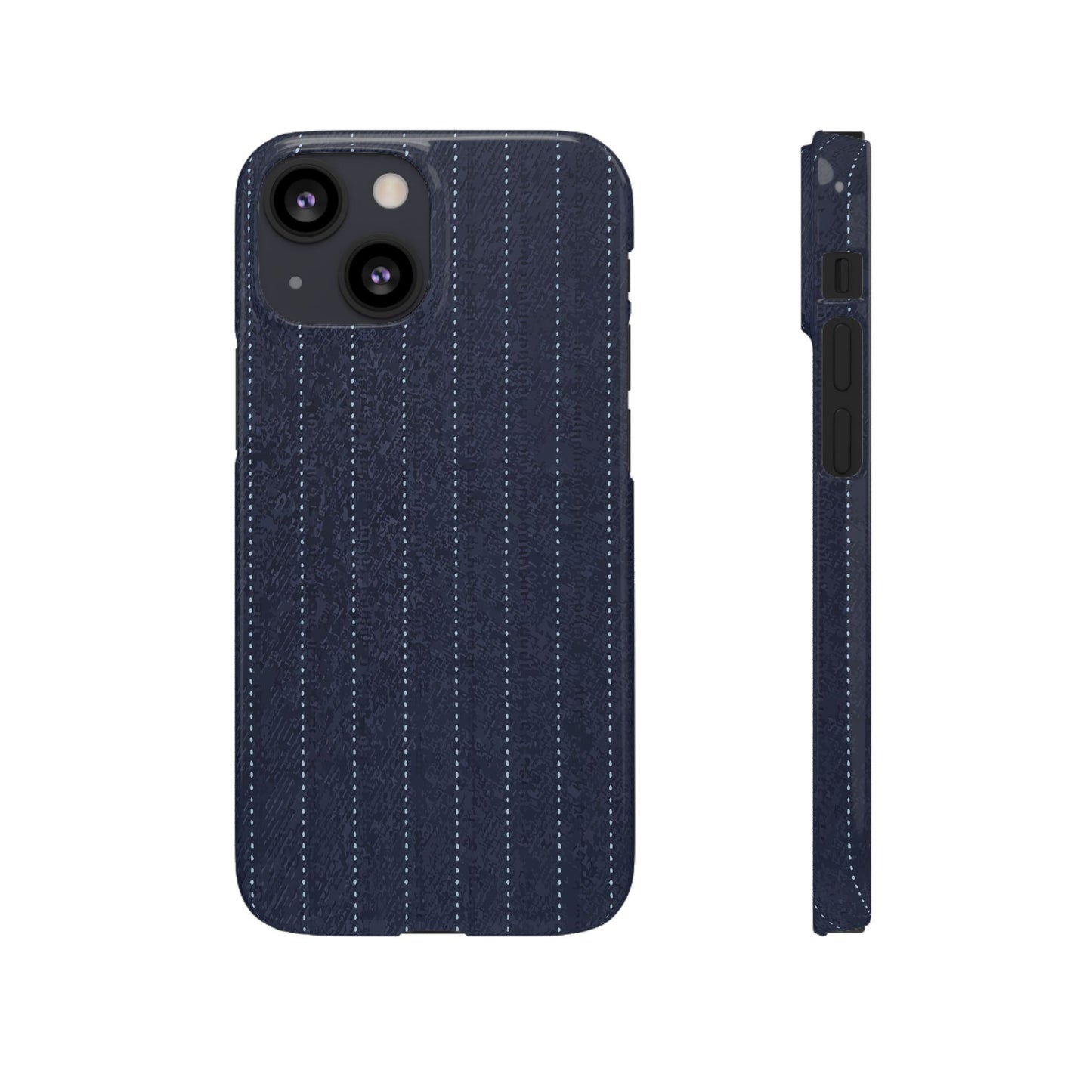 Pinstripe Snap Phone Case — Slim Protective iPhone Cover