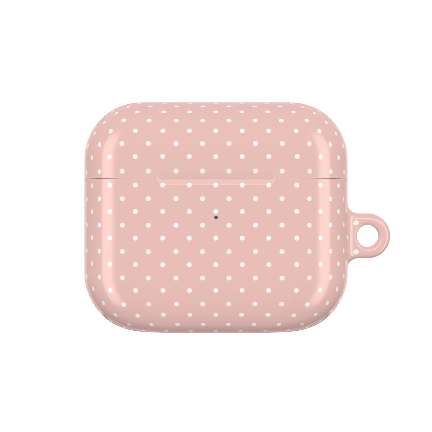 Pastel Pink Polka Dot AirPod Case — Classic Pastel Pink Polka Dot Protective Cover