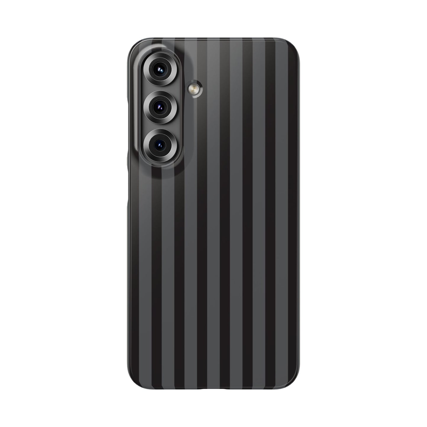 Black Vertical Stripe Snap Phone Case – Slim Protective Cover