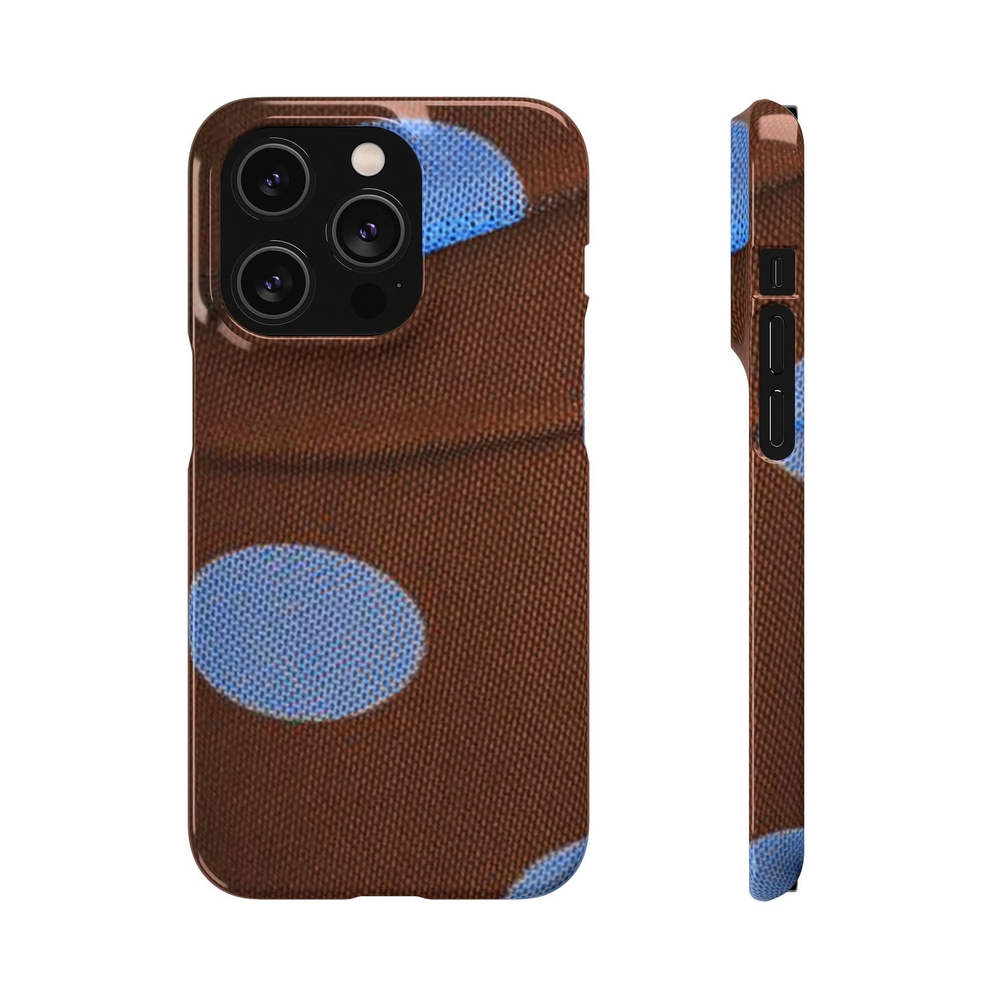 Polka Dot Snap Phone Case for Apple iPhone, Samsung Galaxy and Google Pixel.