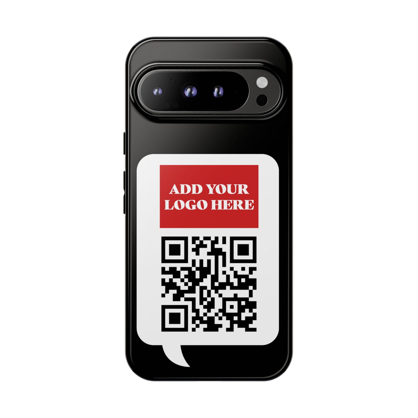 Custom QR Code and Logo Tough Phone Case — Contact Case