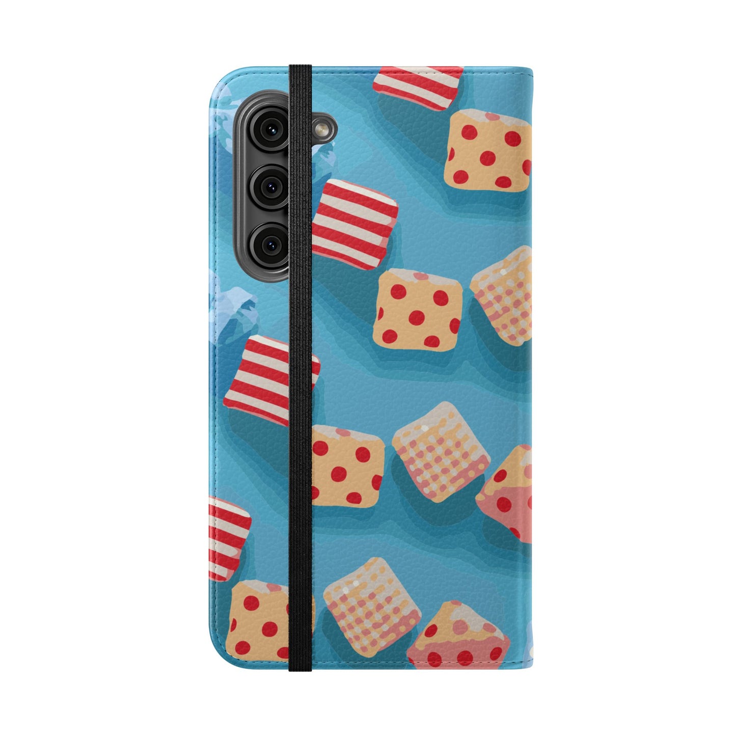 Fabric Candy Flip Phone Case — Candy Wallet Cover NOT EDIBLE CANDY
