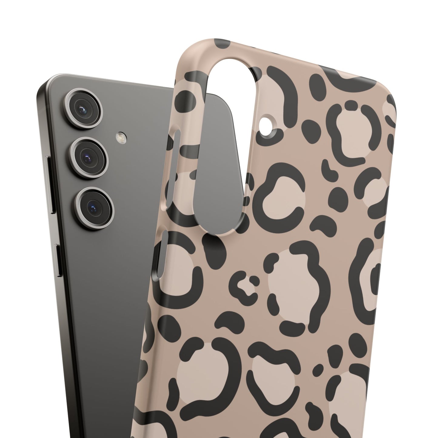 Leopard Print Slim Case — Phone Cover for Apple iPhone, Samsung Galaxy and Google Pixel.