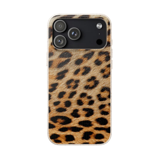 Leopard Print Biodegradable Phone Case — Eco-Friendly Animal Print Phone Cover for Apple iPhone and Samsung Galaxy.