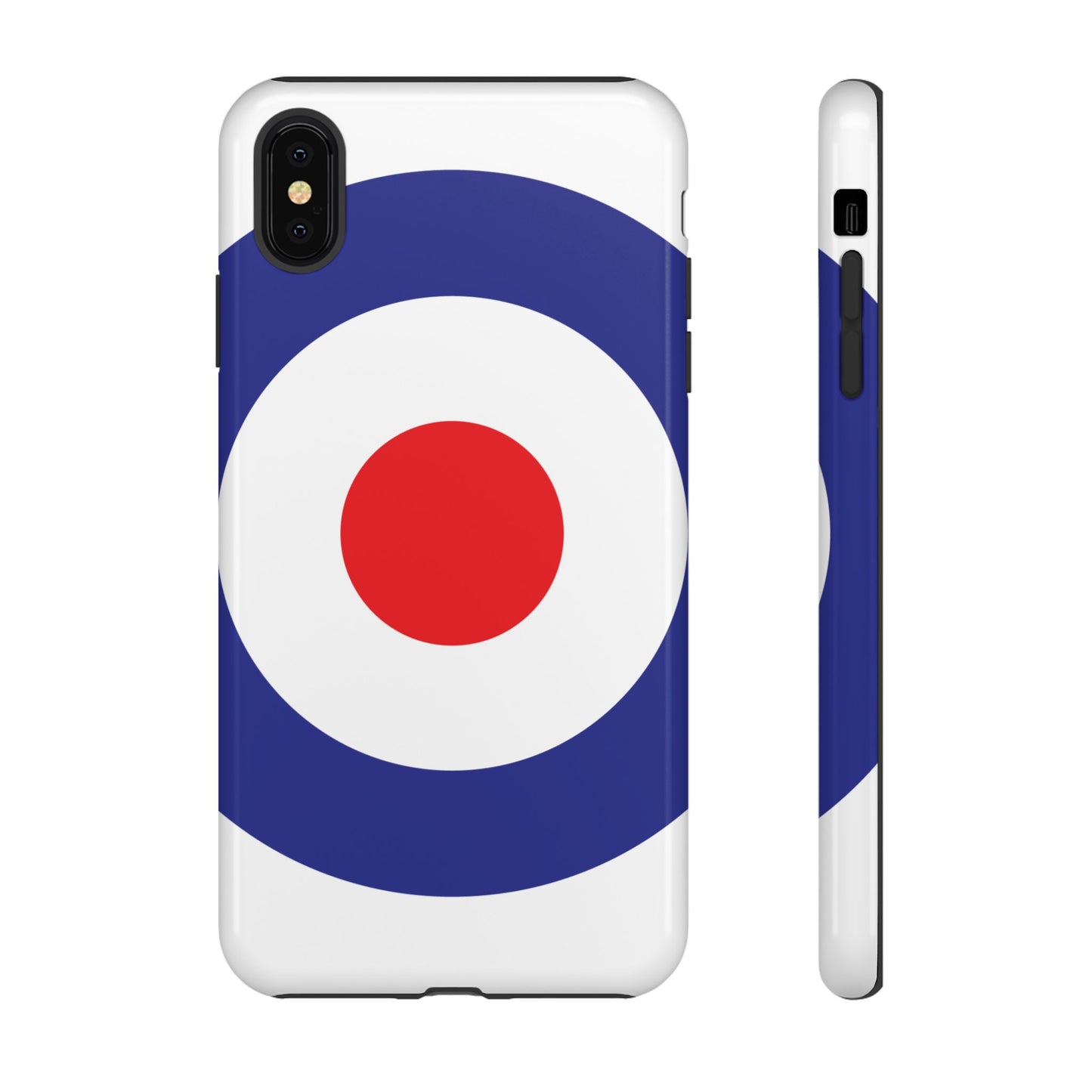 Retro Target Mod Roundel Tough Phone Case for Apple iPhone, Samsung Galaxy and Google Pixel.