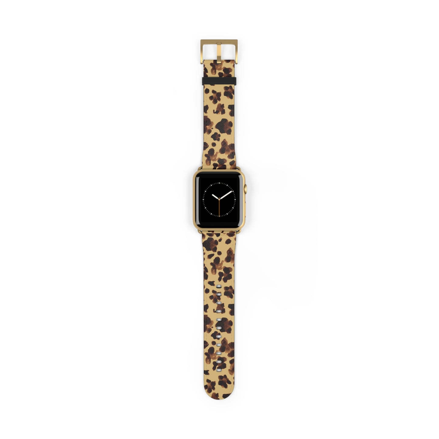 Leopard Print Watch Band — Stylish Animal-Print Replacement Strap