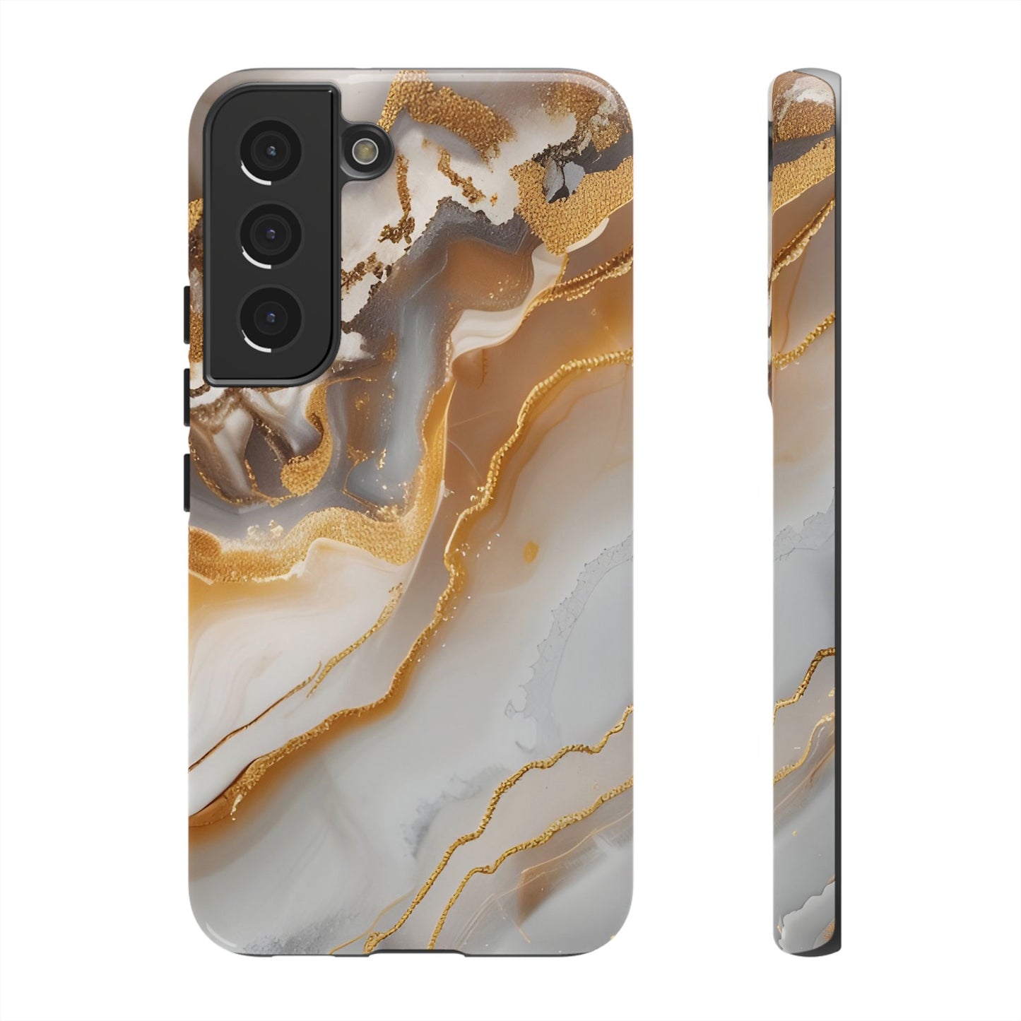 Gold Marble Tough Phone Case