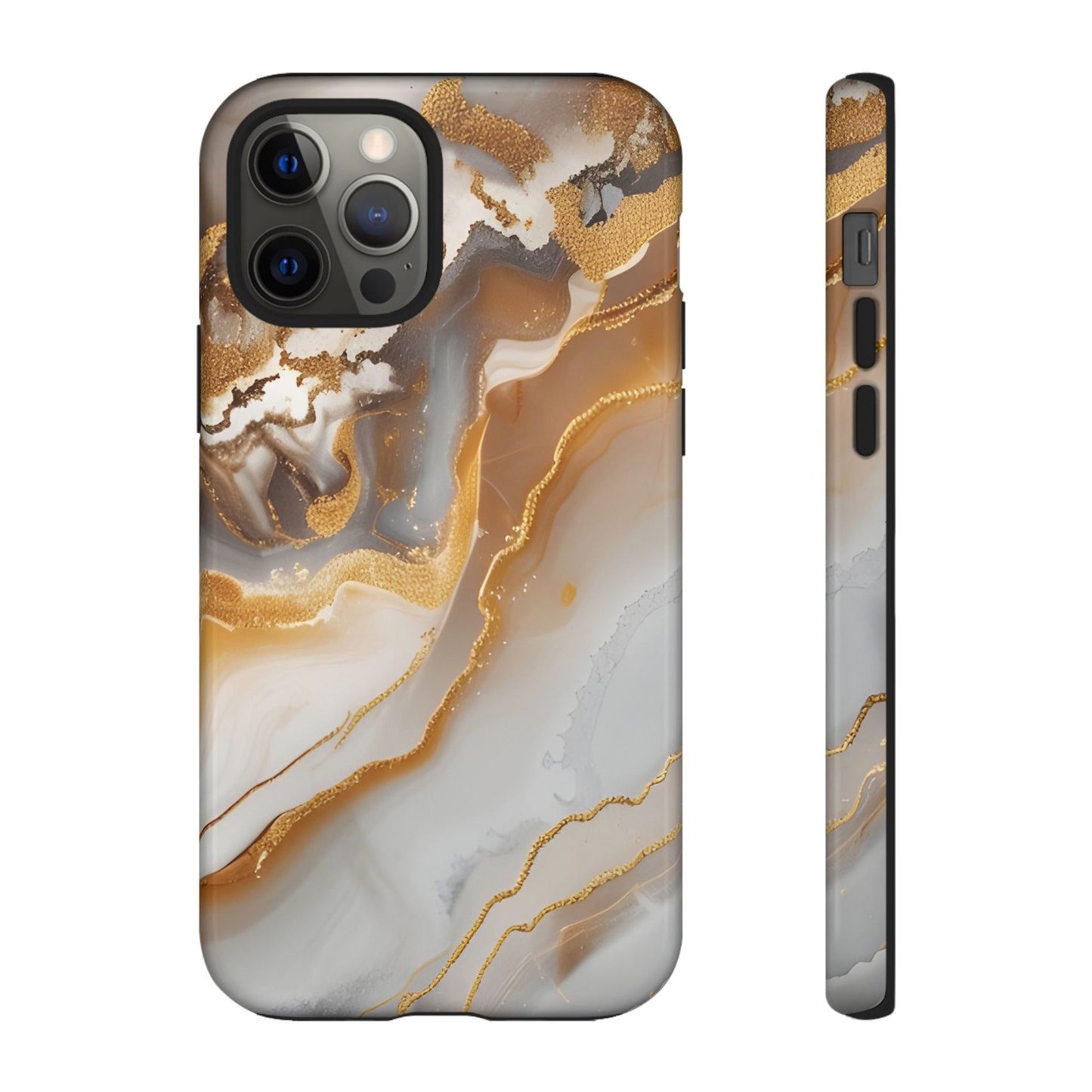 Gold Marble Tough Phone Case