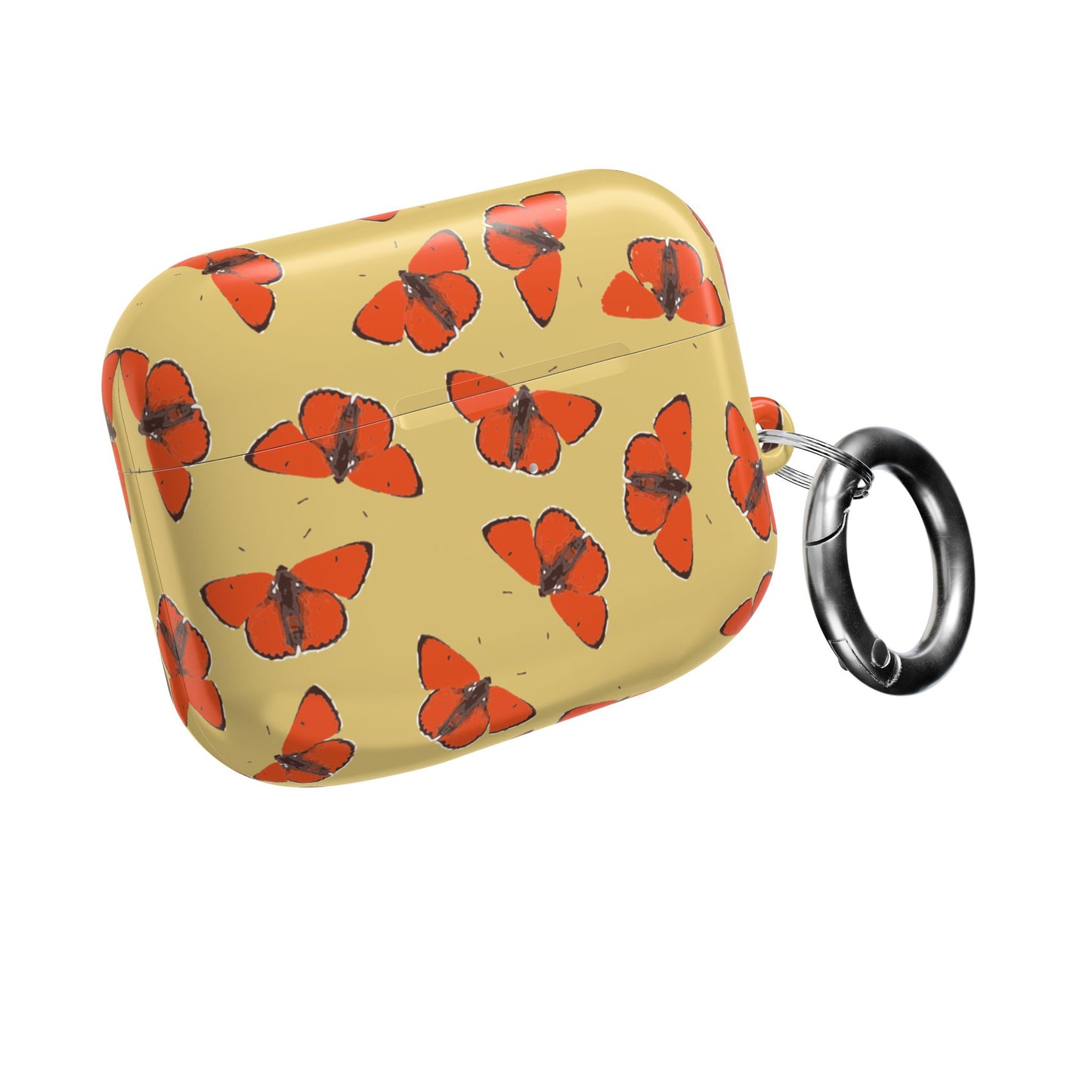 Red Butterfly AirPod Case — Protective Cover