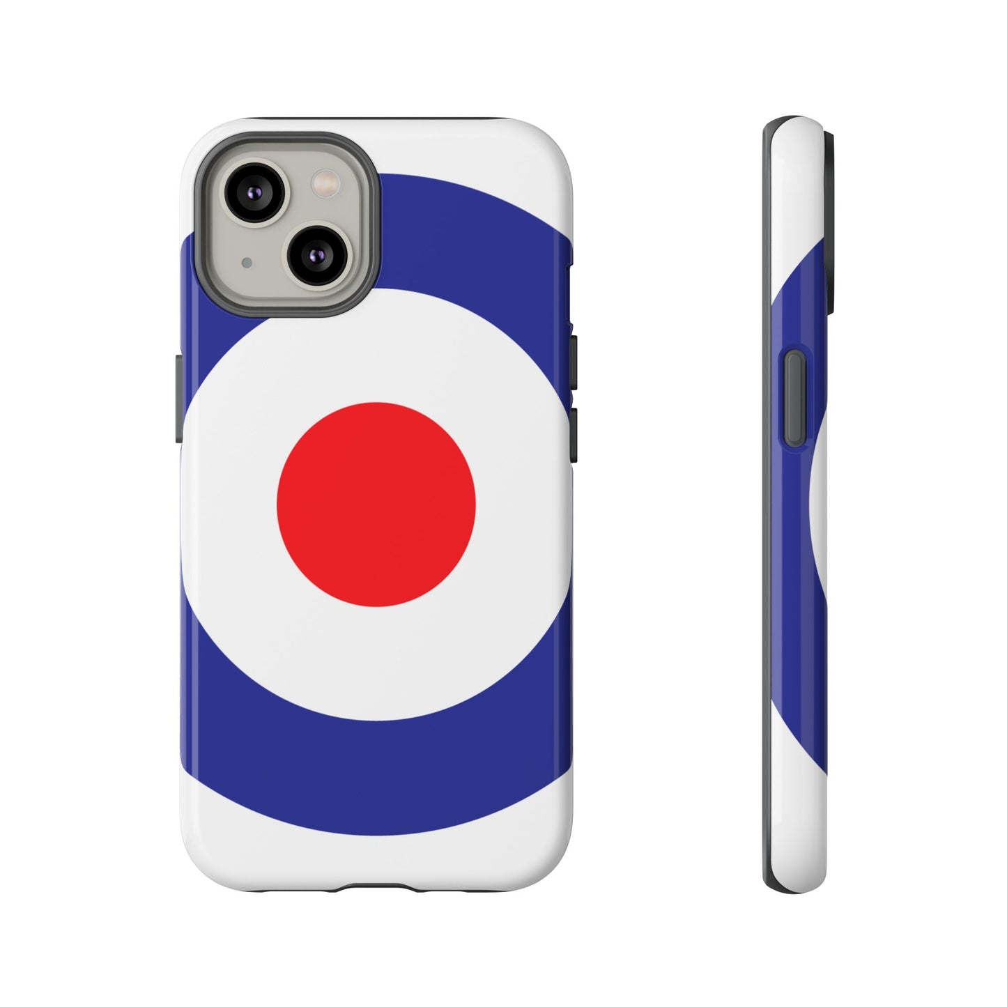 Retro Target Mod Roundel Tough Phone Case for Apple iPhone, Samsung Galaxy and Google Pixel.