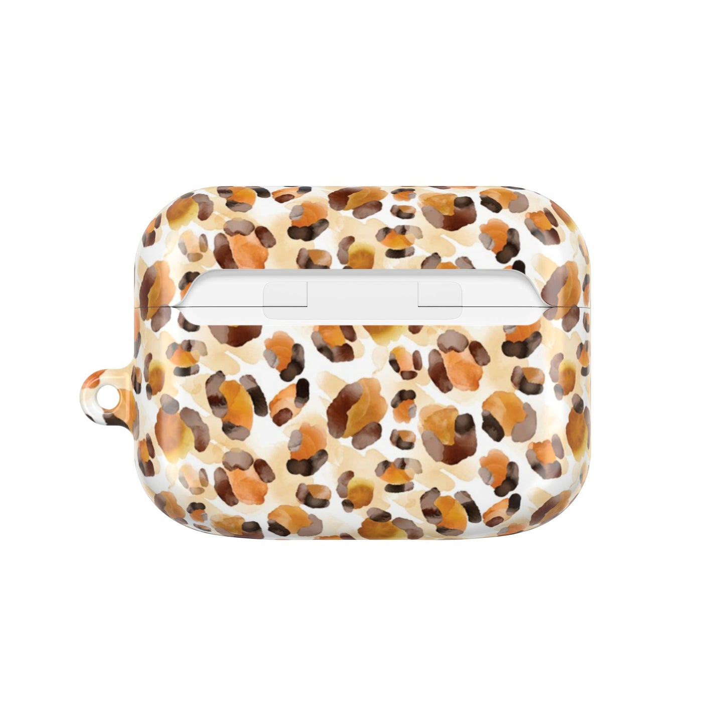 Leopard Print AirPod Case – Tan & Brown Protective Charging Cover