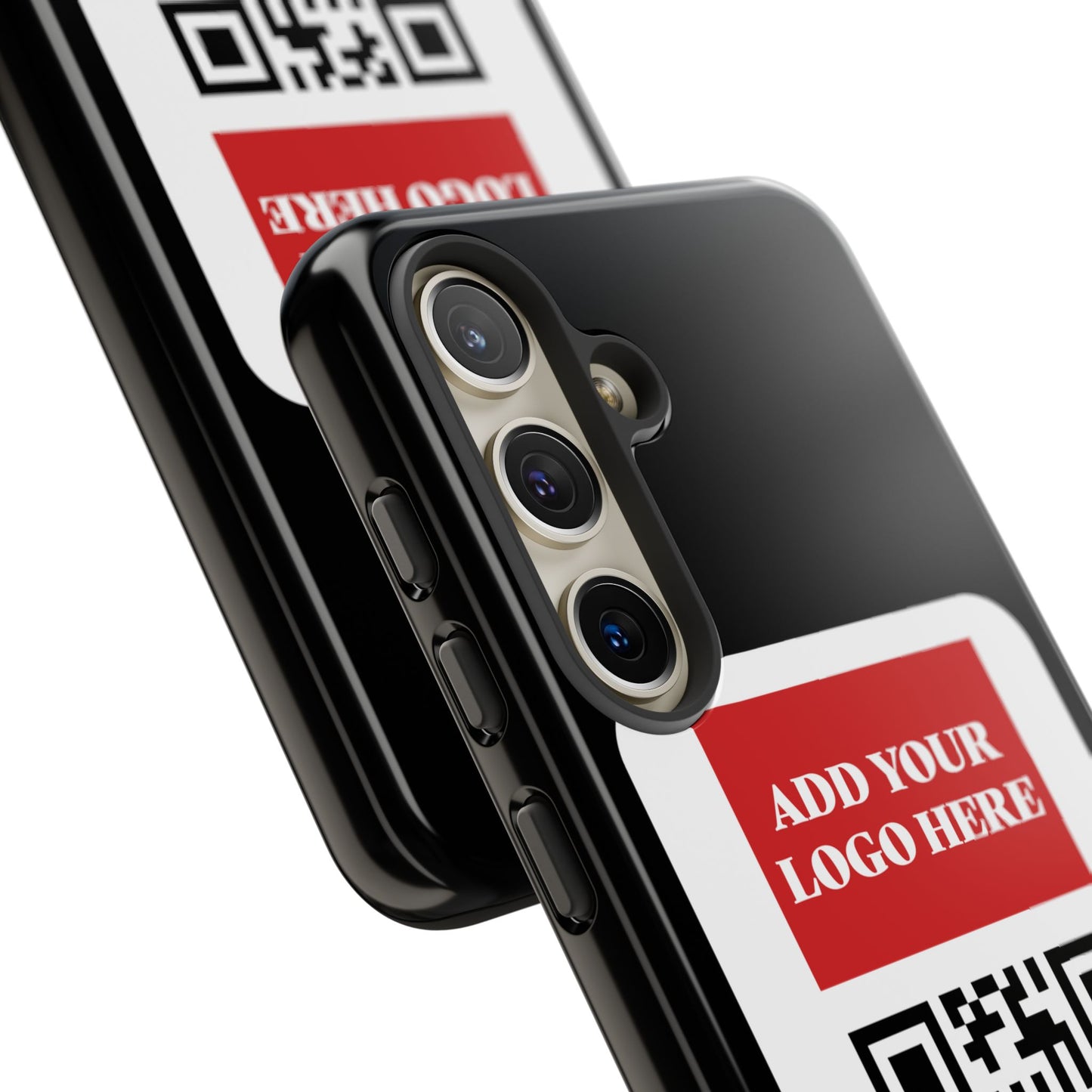 Custom QR Code and Logo Tough Phone Case — Contact Case