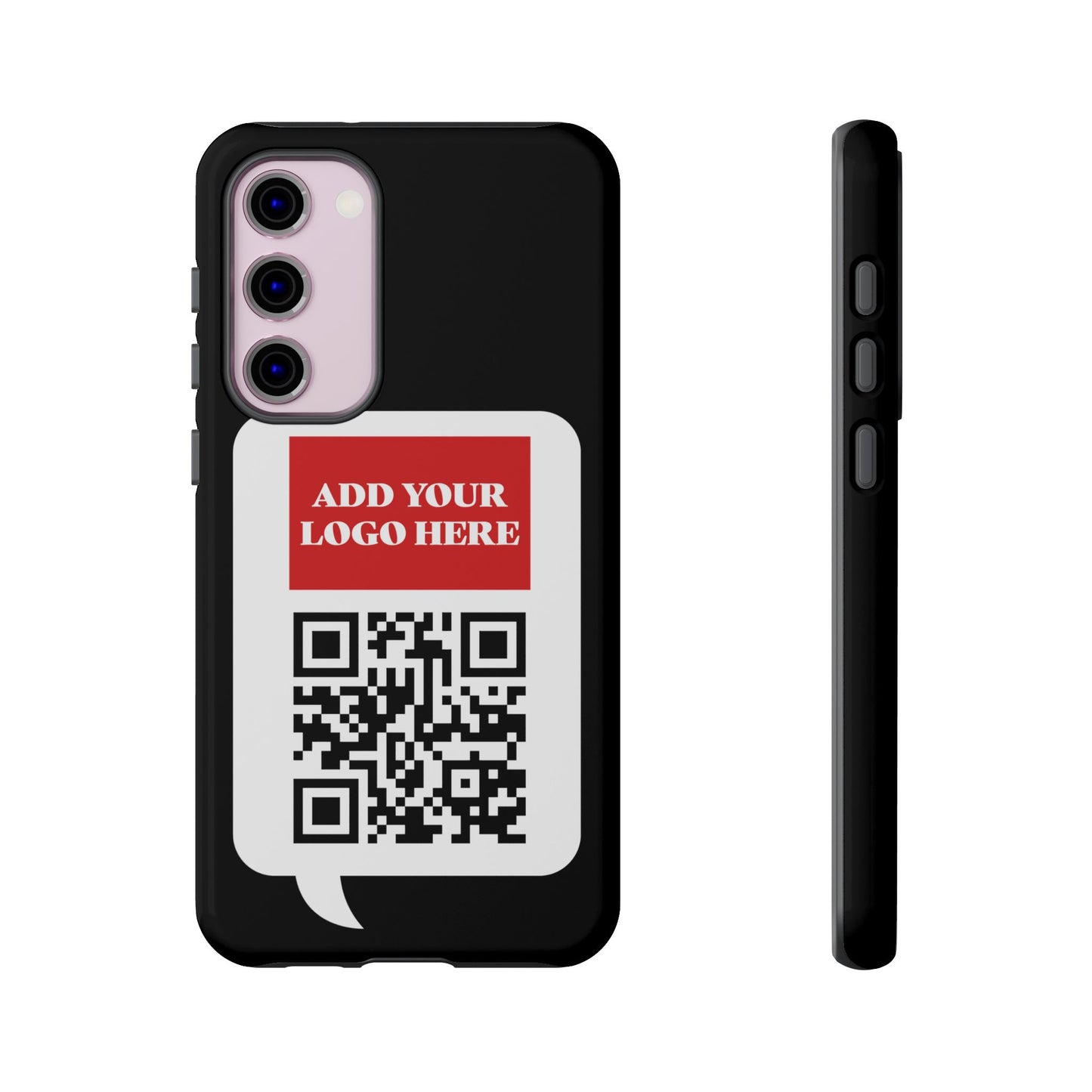 Custom QR Code and Logo Tough Phone Case — Contact Case