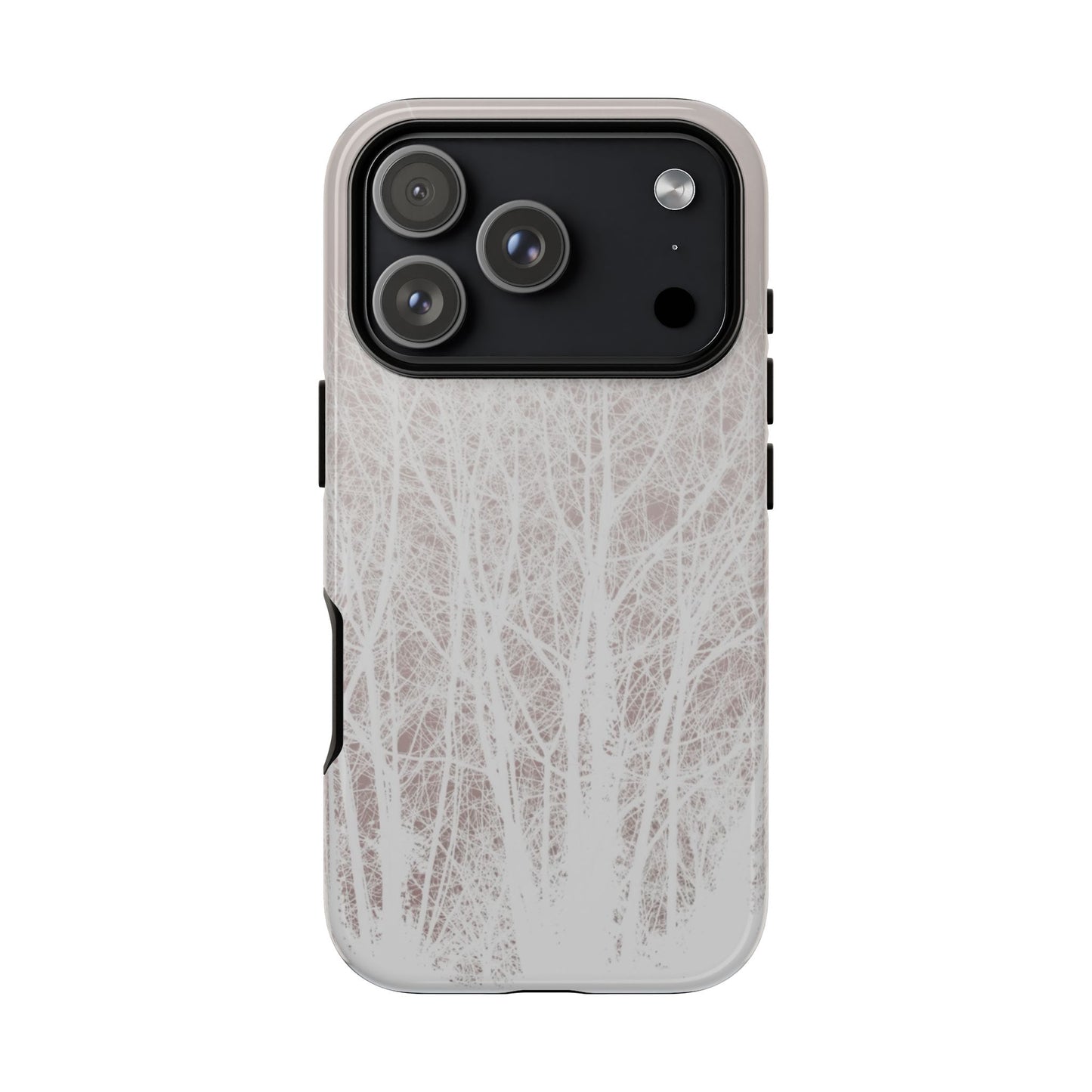 Copy of Night Forest Phone Case — Dark Tree Silhouette Protective Tough Case