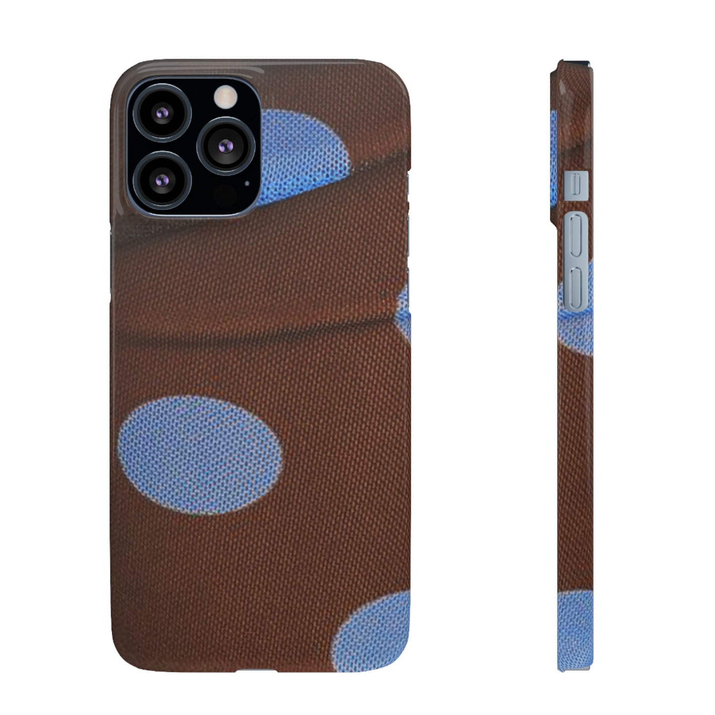 Polka Dot Snap Phone Case for Apple iPhone, Samsung Galaxy and Google Pixel.
