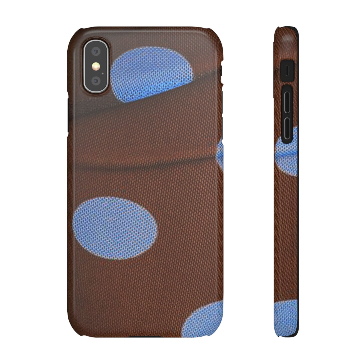 Polka Dot Snap Phone Case for Apple iPhone, Samsung Galaxy and Google Pixel.