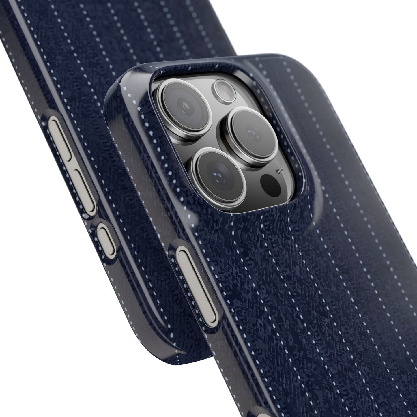 Pinstripe Snap Phone Case — Slim Protective iPhone Cover