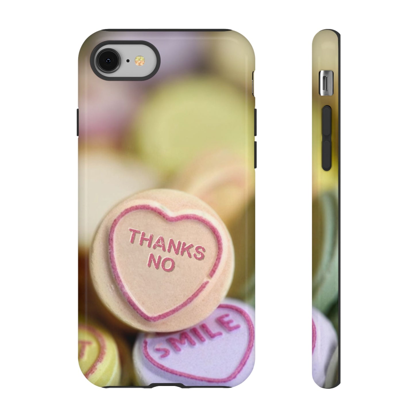 Personalised Love Heart Tough Case for Apple iPhone, Samsung Galaxy and Google Pixel.