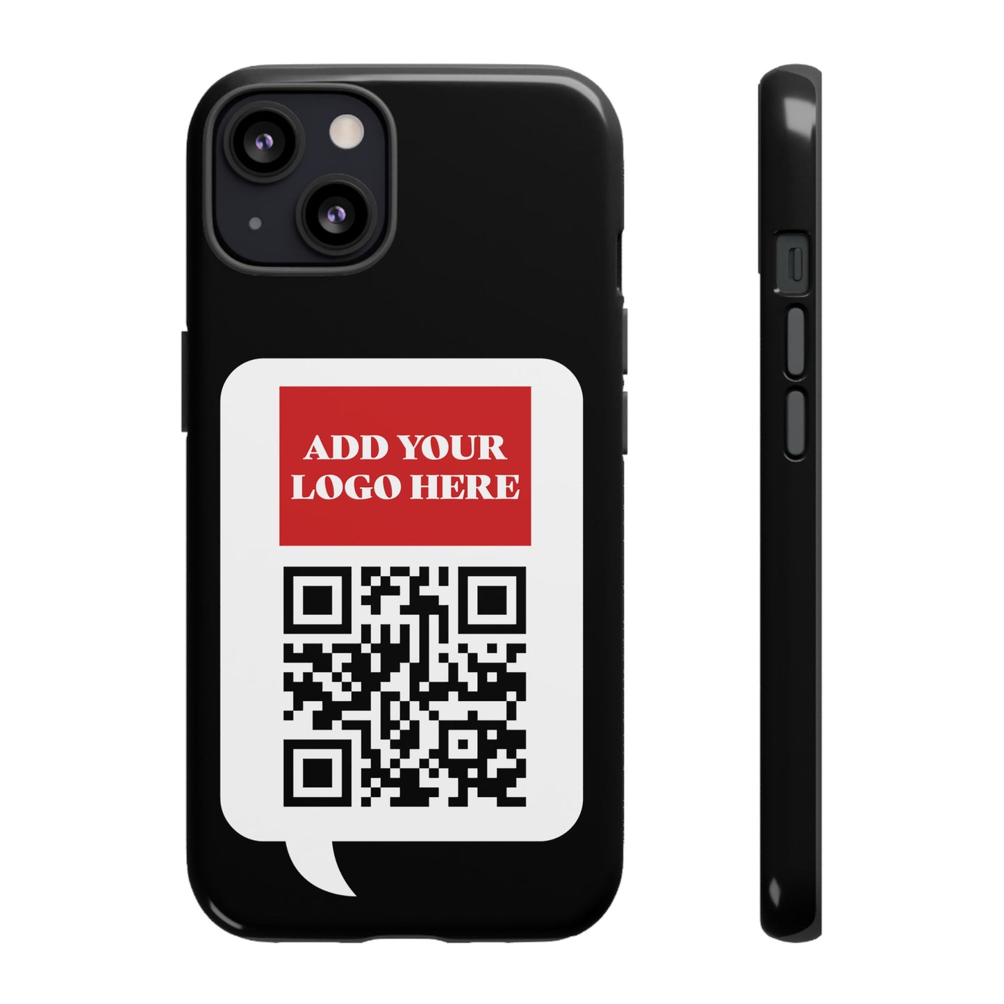 Custom QR Code and Logo Tough Phone Case — Contact Case
