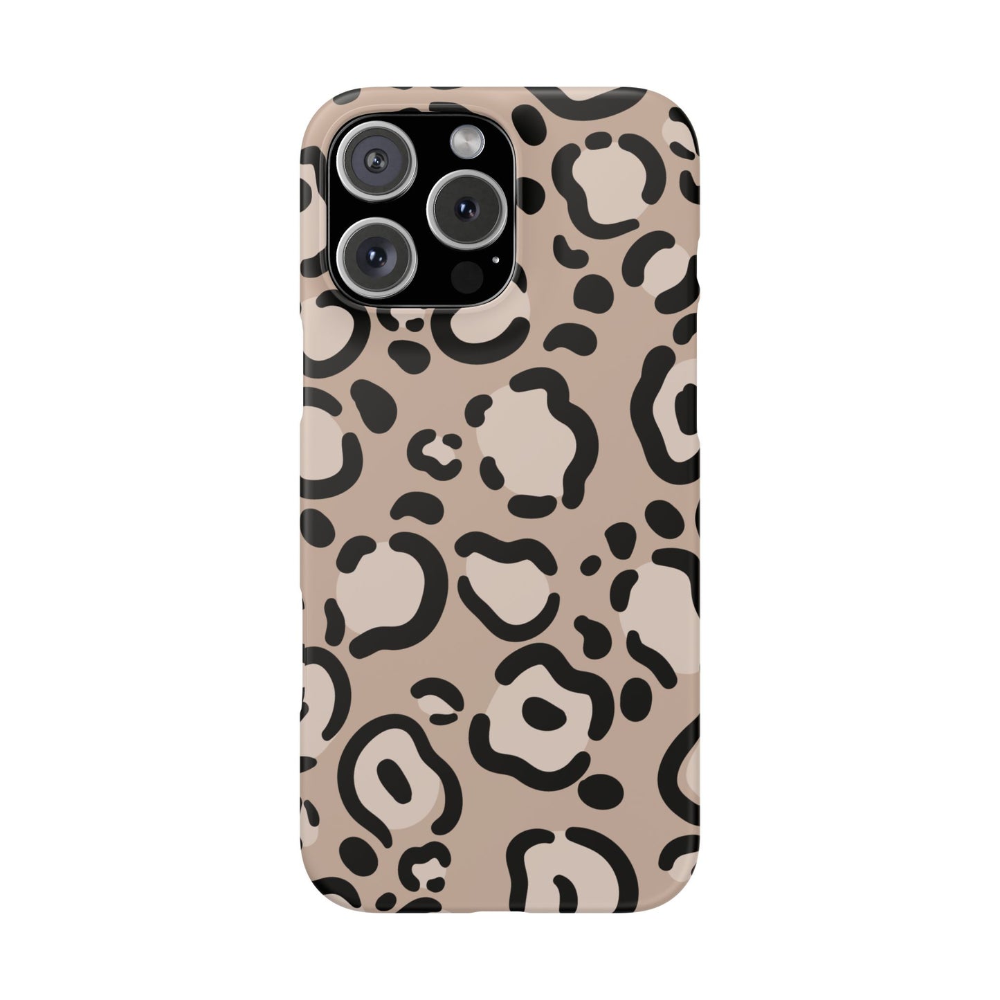 Leopard Print Slim Case — Phone Cover for Apple iPhone, Samsung Galaxy and Google Pixel.
