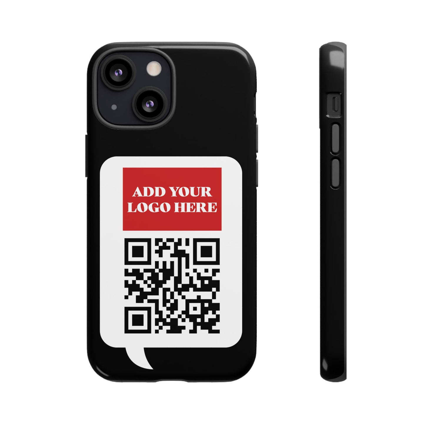 Custom QR Code and Logo Tough Phone Case — Contact Case