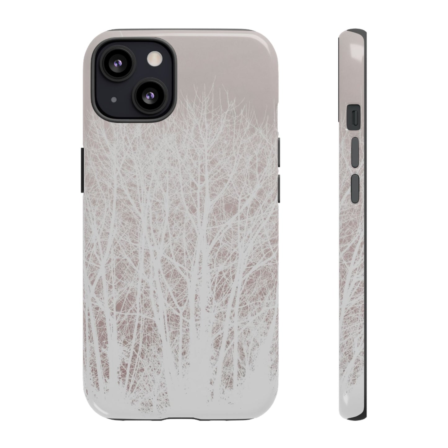 Copy of Night Forest Phone Case — Dark Tree Silhouette Protective Tough Case