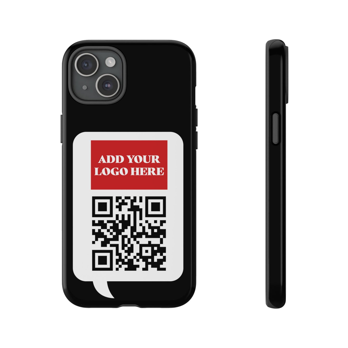 Custom QR Code and Logo Tough Phone Case — Contact Case
