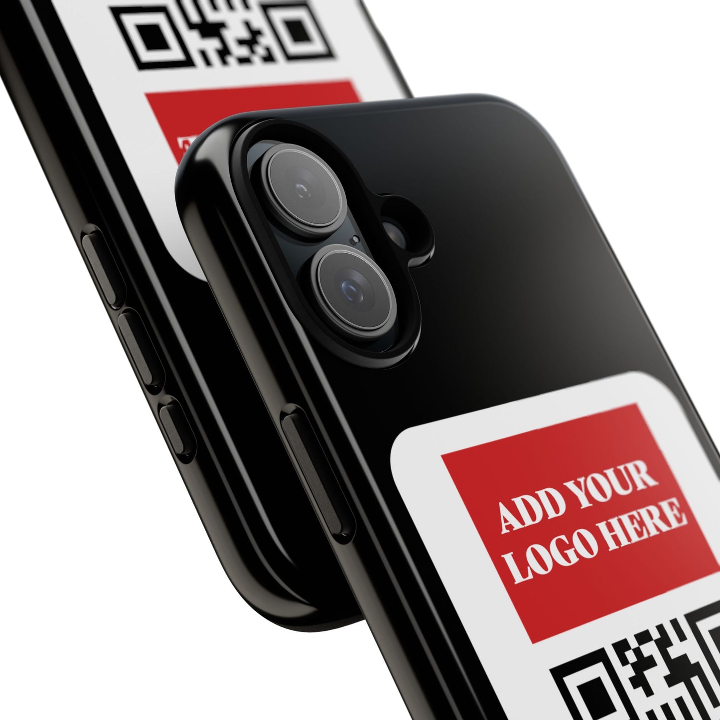 Custom QR Code and Logo Tough Phone Case — Contact Case