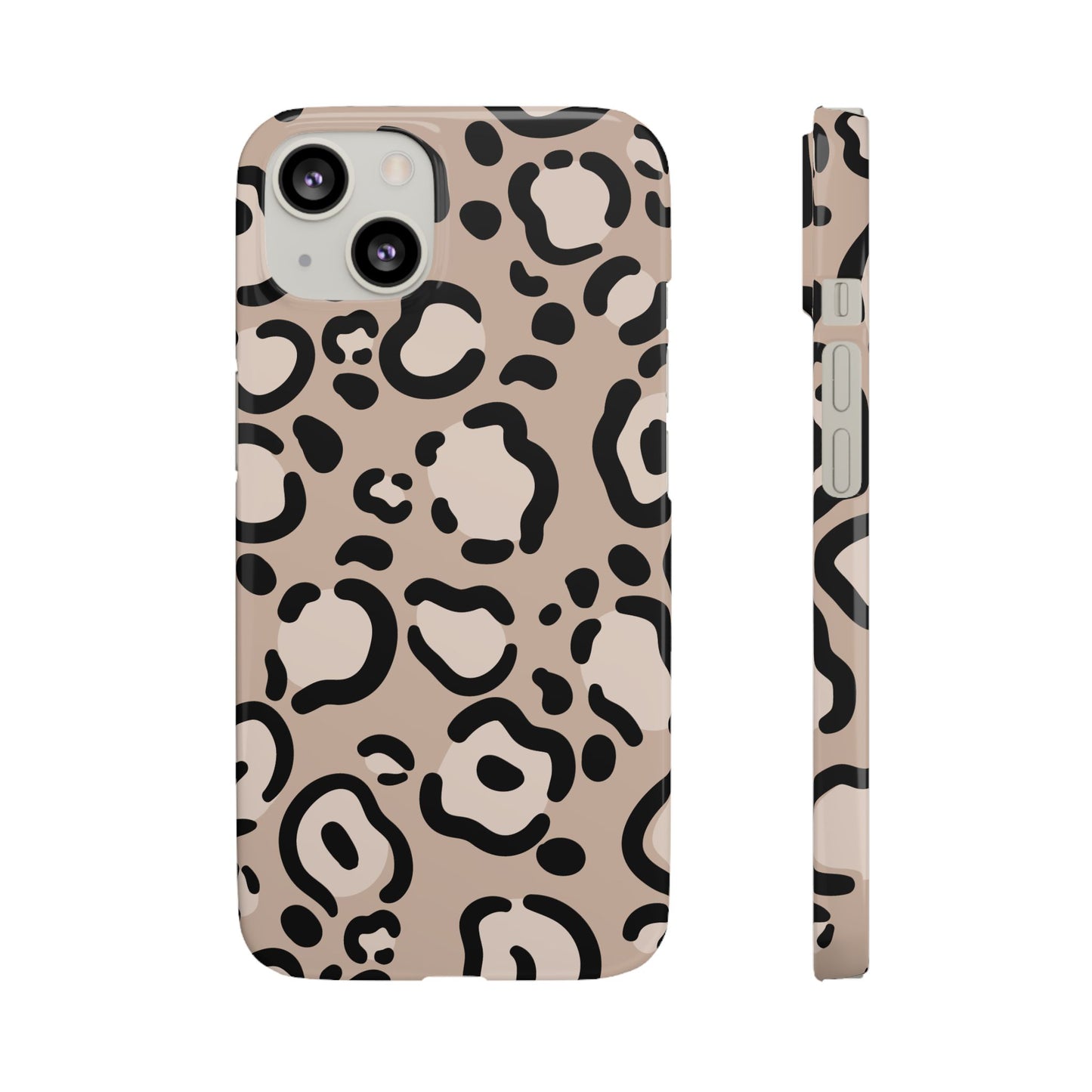 Leopard Print Slim Case — Phone Cover for Apple iPhone, Samsung Galaxy and Google Pixel.