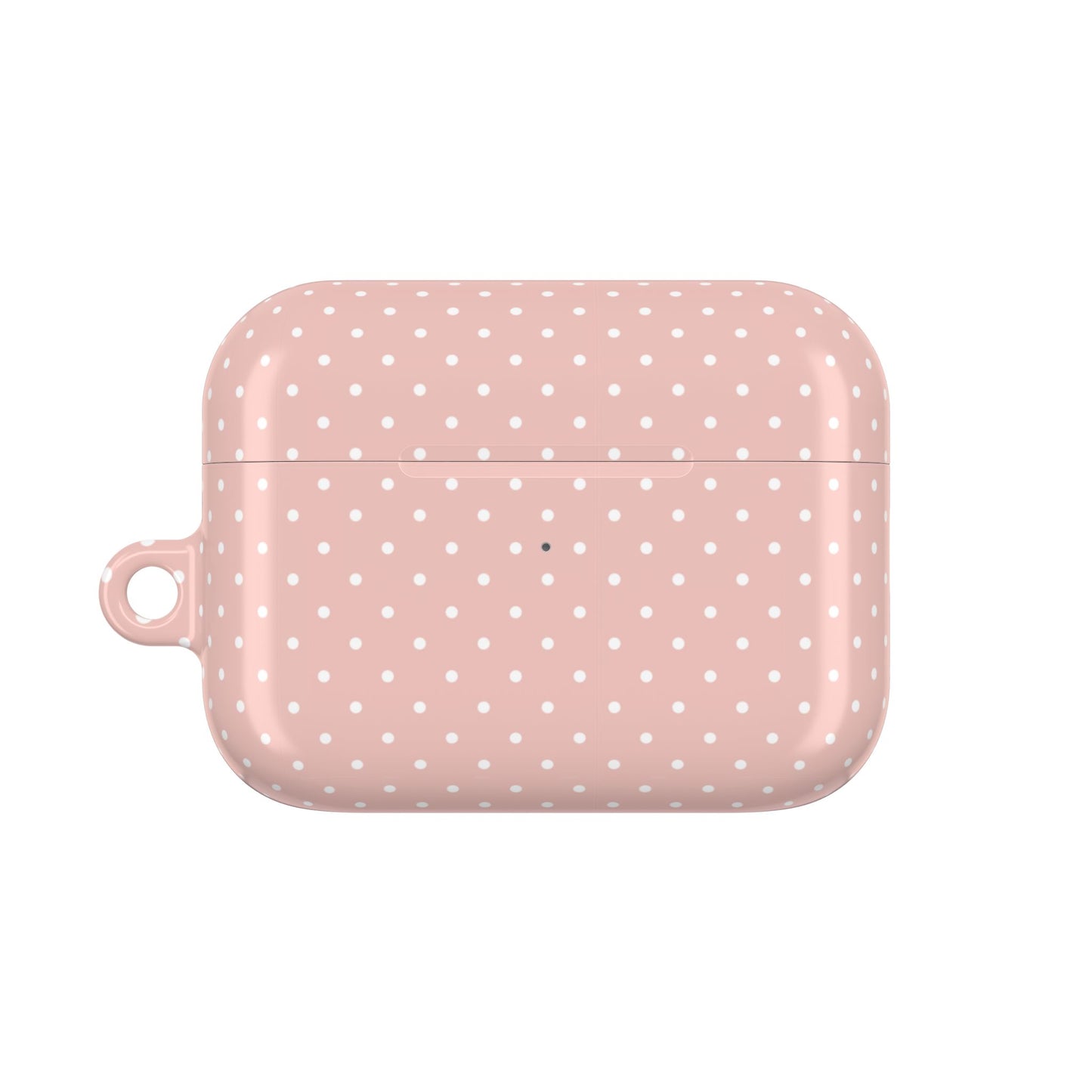 Pastel Pink Polka Dot AirPod Case — Classic Pastel Pink Polka Dot Protective Cover