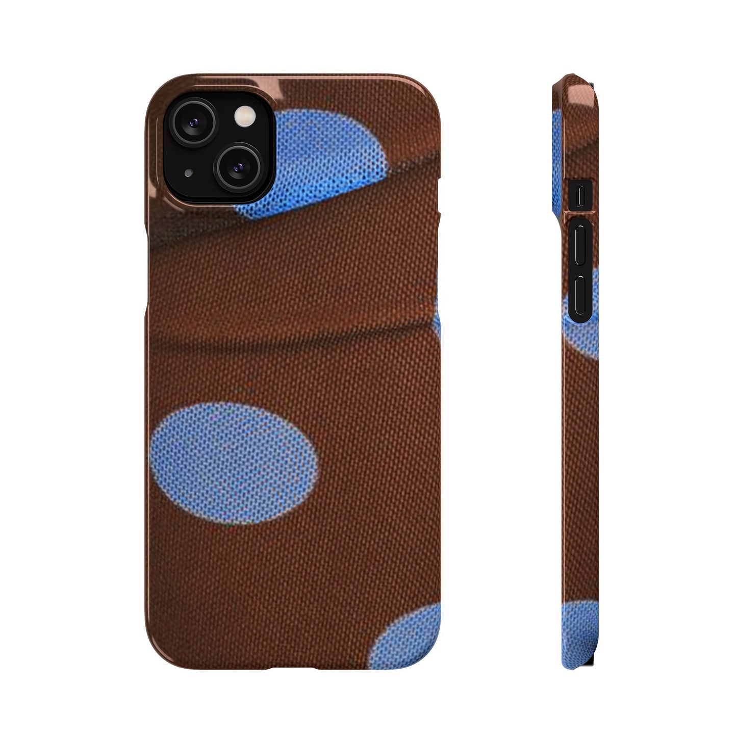 Polka Dot Snap Phone Case for Apple iPhone, Samsung Galaxy and Google Pixel.