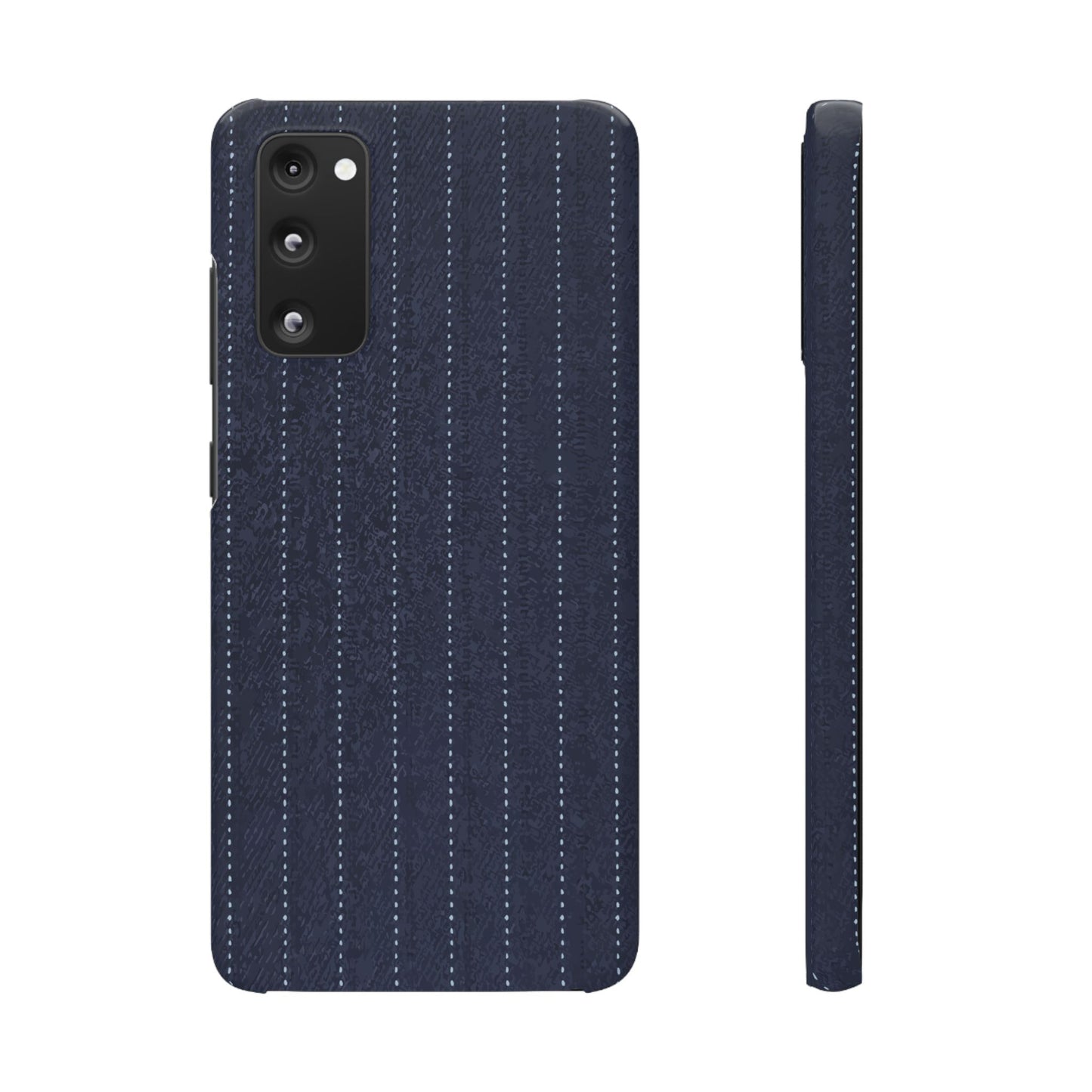 Pinstripe Snap Phone Case — Slim Protective iPhone Cover