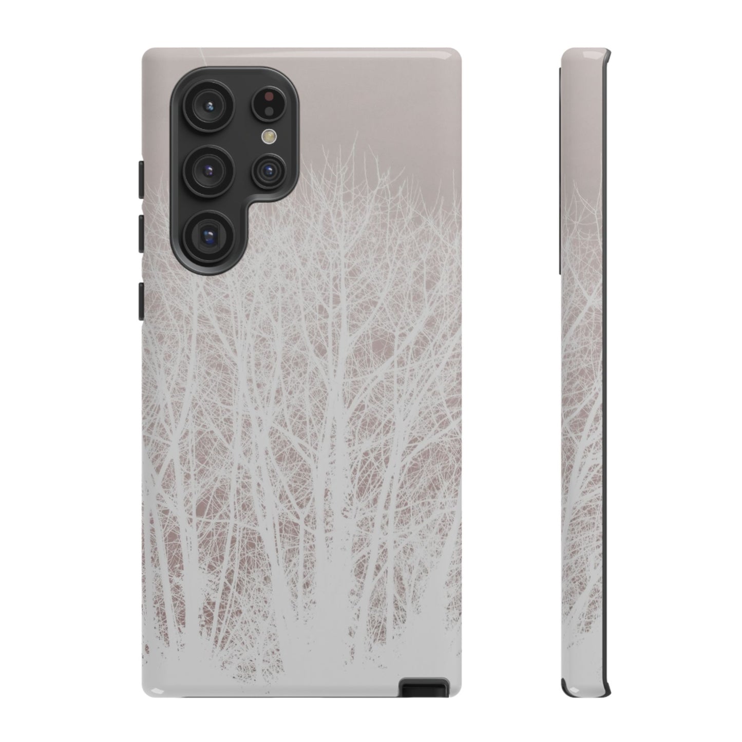 Copy of Night Forest Phone Case — Dark Tree Silhouette Protective Tough Case
