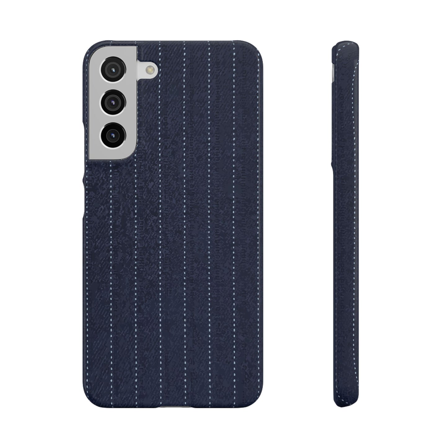 Pinstripe Snap Phone Case — Slim Protective iPhone Cover